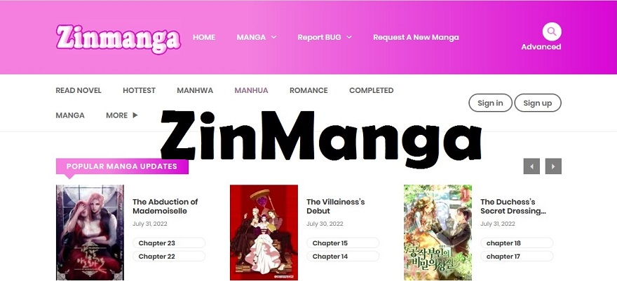 Zinmanga Apk