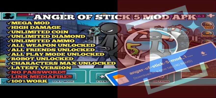 Anger Of Stick 5 Mod Apk