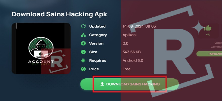 Sains Hacking Apk