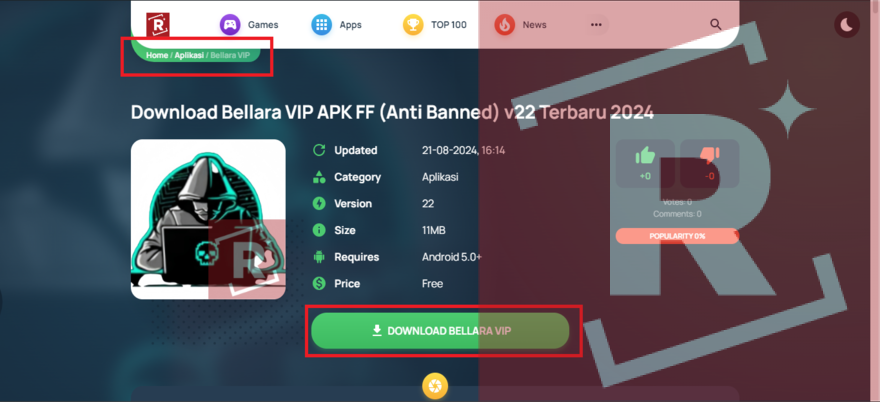 download bellara vip apk