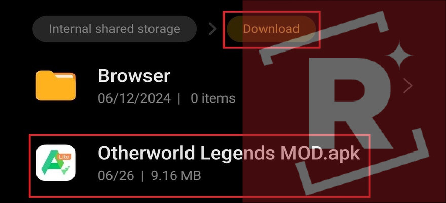 instal otherworld legends mod apk