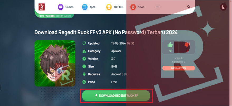 download regedit ruok ff v3