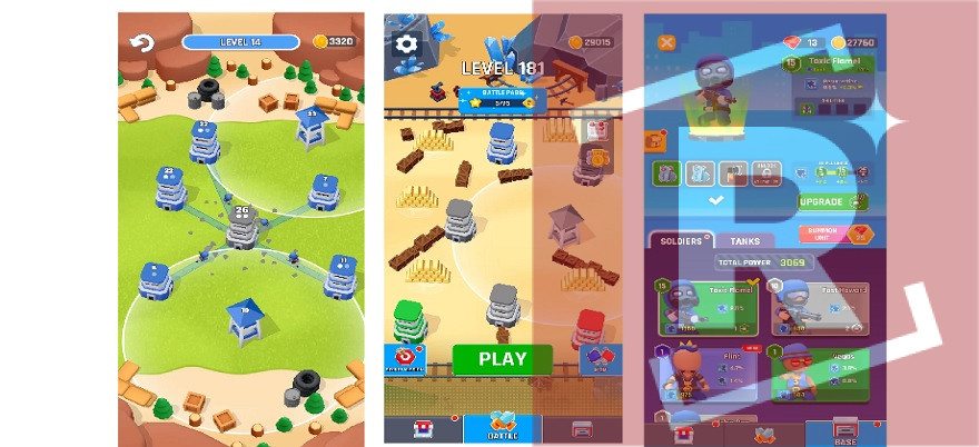 cara main Tower War Mod Apk