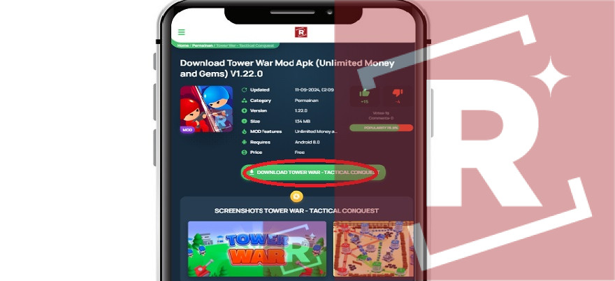 download Tower War Mod Apk