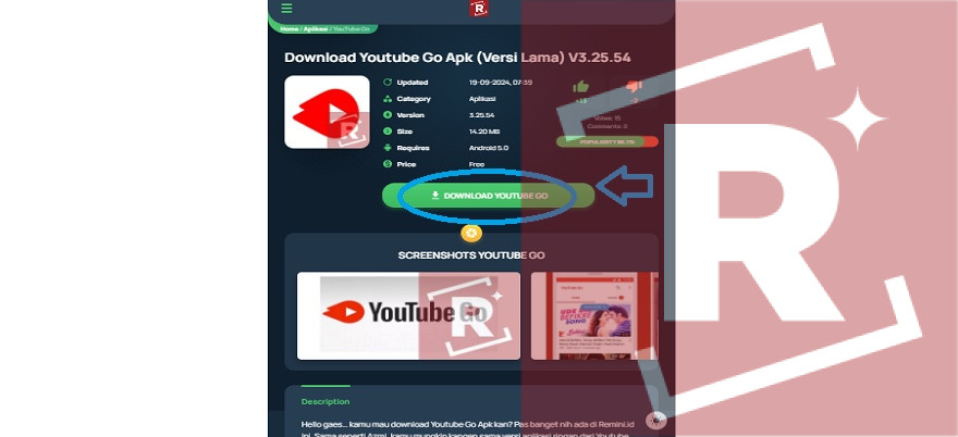 Youtube Go Apk download link