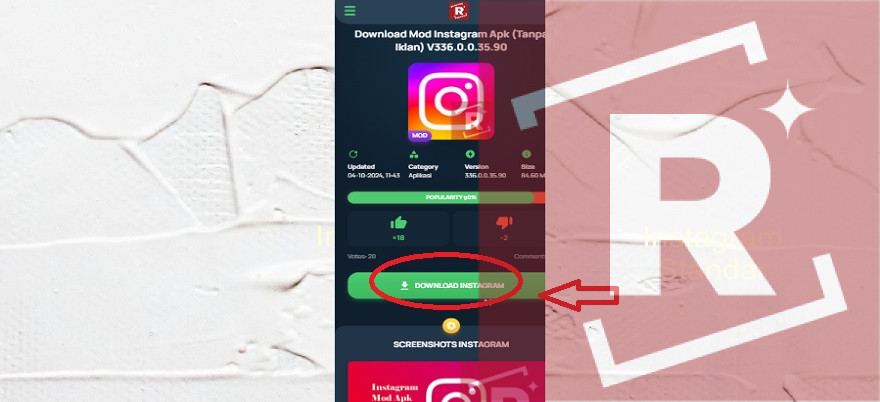 Link download Instagram Apk Mod versi terbaru